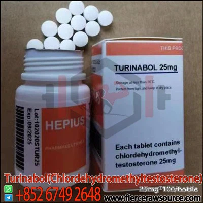 HEPIUS Turinabol (xlordehidrometiltestosteron) 25 mg CAS:2446-23-3